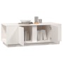 Mesa de centro de madera maciza de pino blanco 110x50x40 cm de vidaXL, Mesas de centro - Ref: Foro24-814430, Precio: 92,41 €,...