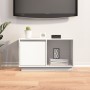 Mueble para TV de madera maciza de pino blanco 74x35x44 cm de vidaXL, Muebles TV - Ref: Foro24-814335, Precio: 48,88 €, Descu...