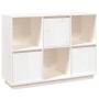 Aparador de madera maciza de pino blanco 110,5x35x80 cm de vidaXL, Aparadores - Ref: Foro24-814355, Precio: 118,51 €, Descuen...