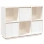Aparador de madera maciza de pino blanco 110,5x35x80 cm de vidaXL, Aparadores - Ref: Foro24-814355, Precio: 116,97 €, Descuen...