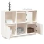 Aparador de madera maciza de pino blanco 110,5x35x80 cm de vidaXL, Aparadores - Ref: Foro24-814355, Precio: 116,97 €, Descuen...