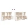 Aparador de madera maciza de pino blanco 110,5x35x80 cm de vidaXL, Aparadores - Ref: Foro24-814355, Precio: 116,97 €, Descuen...