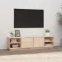 Mueble de TV de madera maciza de pino 156x40x40 cm de vidaXL, Muebles TV - Ref: Foro24-814454, Precio: 105,46 €, Descuento: %