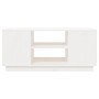 Mesa de centro de madera maciza de pino blanco 90x49x40,5 cm de vidaXL, Mesas de centro - Ref: Foro24-814400, Precio: 78,00 €...