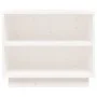 Mesa de centro de madera maciza de pino blanco 90x49x40,5 cm de vidaXL, Mesas de centro - Ref: Foro24-814400, Precio: 77,27 €...