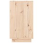 Mueble zapatero de madera maciza de pino 110x34x61 cm de vidaXL, Zapateros y organizadores de calzado - Ref: Foro24-814449, P...