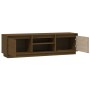 Mueble de TV madera maciza de pino marrón miel 140x35x40 cm de vidaXL, Muebles TV - Ref: Foro24-814317, Precio: 112,95 €, Des...