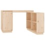 Escritorio de madera maciza de pino 110x50x75 cm de vidaXL, Escritorios - Ref: Foro24-814504, Precio: 168,06 €, Descuento: %