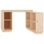 Escritorio de madera maciza de pino 110x50x75 cm de vidaXL, Escritorios - Ref: Foro24-814504, Precio: 168,06 €, Descuento: %