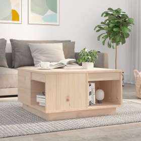 Mesa de centro madera maciza de pino 60x61x32,5 cm de vidaXL, Mesas de centro - Ref: Foro24-814529, Precio: 80,59 €, Descuent...