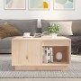 Mesa de centro madera maciza de pino 60x61x32,5 cm de vidaXL, Mesas de centro - Ref: Foro24-814529, Precio: 80,59 €, Descuent...
