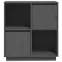 Aparador de madera maciza de pino gris 74x35x80 cm de vidaXL, Aparadores - Ref: Foro24-814351, Precio: 58,78 €, Descuento: %