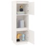 Aparador alto de madera maciza de pino banco 38x35x117 cm de vidaXL, Aparadores - Ref: Foro24-814360, Precio: 65,51 €, Descue...