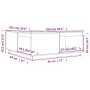 Mesa de centro de madera maciza de pino 100x101x40,5 cm de vidaXL, Mesas de centro - Ref: Foro24-814519, Precio: 146,53 €, De...