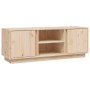 Mueble de TV de madera maciza de pino 110x35x40,5 cm de vidaXL, Muebles TV - Ref: Foro24-814474, Precio: 73,22 €, Descuento: %