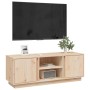 Mueble de TV de madera maciza de pino 110x35x40,5 cm de vidaXL, Muebles TV - Ref: Foro24-814474, Precio: 73,22 €, Descuento: %