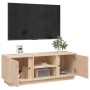 Mueble de TV de madera maciza de pino 110x35x40,5 cm de vidaXL, Muebles TV - Ref: Foro24-814474, Precio: 73,22 €, Descuento: %
