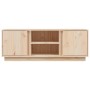 Mueble de TV de madera maciza de pino 110x35x40,5 cm de vidaXL, Muebles TV - Ref: Foro24-814474, Precio: 73,22 €, Descuento: %