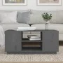 Mesa de centro de madera maciza de pino gris 90x49x40,5 cm de vidaXL, Mesas de centro - Ref: Foro24-814401, Precio: 73,82 €, ...