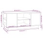 Mesa de centro de madera maciza de pino gris 90x49x40,5 cm de vidaXL, Mesas de centro - Ref: Foro24-814401, Precio: 73,82 €, ...