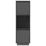 Aparador alto de madera maciza de pino gris 38x35x117 cm de vidaXL, Aparadores - Ref: Foro24-814361, Precio: 61,14 €, Descuen...