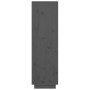 Aparador alto de madera maciza de pino gris 38x35x117 cm de vidaXL, Aparadores - Ref: Foro24-814361, Precio: 61,76 €, Descuen...