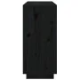 Solid black pine wood sideboard 111x34x75 cm by vidaXL, Sideboards - Ref: Foro24-814313, Price: 158,98 €, Discount: %