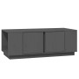 Mesa de centro de madera maciza de pino gris 110x50x40 cm de vidaXL, Mesas de centro - Ref: Foro24-814431, Precio: 84,76 €, D...