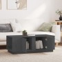 Mesa de centro de madera maciza de pino gris 110x50x40 cm de vidaXL, Mesas de centro - Ref: Foro24-814431, Precio: 84,76 €, D...