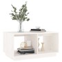 Mesa de centro madera maciza de pino blanco 80x50x40 cm de vidaXL, Mesas de centro - Ref: Foro24-814435, Precio: 59,04 €, Des...