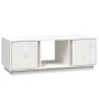 Mesa de centro de madera maciza de pino blanco 110x50x40 cm de vidaXL, Mesas de centro - Ref: Foro24-814425, Precio: 89,44 €,...