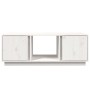 Mesa de centro de madera maciza de pino blanco 110x50x40 cm de vidaXL, Mesas de centro - Ref: Foro24-814425, Precio: 89,44 €,...
