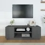 Mueble de TV madera maciza de pino gris 110x35x40,5 cm de vidaXL, Muebles TV - Ref: Foro24-814411, Precio: 66,99 €, Descuento: %