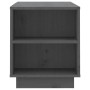 Mueble de TV madera maciza de pino gris 110x35x40,5 cm de vidaXL, Muebles TV - Ref: Foro24-814411, Precio: 66,99 €, Descuento: %