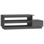Mesa de centro madera maciza de pino gris 120x50x40,5 cm de vidaXL, Mesas de centro - Ref: Foro24-814416, Precio: 103,18 €, D...