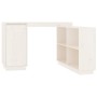 Escritorio de madera maciza de pino blanco 110x50x75 cm de vidaXL, Escritorios - Ref: Foro24-814505, Precio: 178,70 €, Descue...