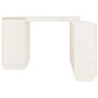 Escritorio de madera maciza de pino blanco 110x50x75 cm de vidaXL, Escritorios - Ref: Foro24-814505, Precio: 178,70 €, Descue...