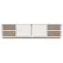Mueble de TV madera maciza de pino blanco 156x40x40 cm de vidaXL, Muebles TV - Ref: Foro24-814455, Precio: 118,56 €, Descuent...