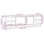Mueble de TV madera maciza de pino blanco 156x40x40 cm de vidaXL, Muebles TV - Ref: Foro24-814455, Precio: 118,56 €, Descuent...