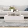 Mesa de centro madera maciza de pino blanco 80x55x40,5 cm de vidaXL, Mesas de centro - Ref: Foro24-814515, Precio: 92,24 €, D...