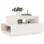 Mesa de centro madera maciza de pino blanco 80x55x40,5 cm de vidaXL, Mesas de centro - Ref: Foro24-814515, Precio: 92,24 €, D...