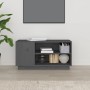 Mueble de TV madera maciza de pino gris 80x35x40,5 cm de vidaXL, Muebles TV - Ref: Foro24-814406, Precio: 51,95 €, Descuento: %