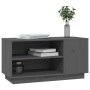 Mueble de TV madera maciza de pino gris 80x35x40,5 cm de vidaXL, Muebles TV - Ref: Foro24-814406, Precio: 51,95 €, Descuento: %