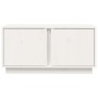 Mueble de TV madera maciza de pino blanco 80x35x40,5 cm de vidaXL, Muebles TV - Ref: Foro24-814470, Precio: 53,78 €, Descuent...
