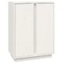 Aparador de madera maciza de pino blanco 60x35x80 cm de vidaXL, Aparadores - Ref: Foro24-814490, Precio: 89,65 €, Descuento: %