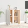 Aparador de madera maciza de pino blanco 60x35x80 cm de vidaXL, Aparadores - Ref: Foro24-814490, Precio: 89,65 €, Descuento: %
