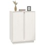 Aparador de madera maciza de pino blanco 60x35x80 cm de vidaXL, Aparadores - Ref: Foro24-814490, Precio: 90,76 €, Descuento: %