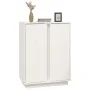 Aparador de madera maciza de pino blanco 60x35x80 cm de vidaXL, Aparadores - Ref: Foro24-814490, Precio: 89,65 €, Descuento: %