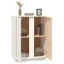 Aparador de madera maciza de pino blanco 60x35x80 cm de vidaXL, Aparadores - Ref: Foro24-814490, Precio: 89,65 €, Descuento: %