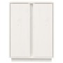 Aparador de madera maciza de pino blanco 60x35x80 cm de vidaXL, Aparadores - Ref: Foro24-814490, Precio: 90,76 €, Descuento: %